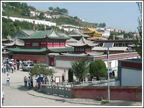 kloostercomplex Kumbum in Huanzong 