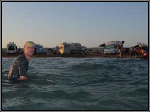 Perzische Golf: met de camper aan het water