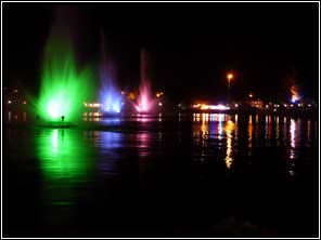 waterfonteinen in amusementspark Elgoli Tabriz