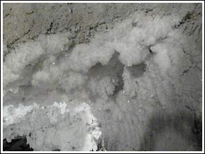 ijskristallen in de grotten van Kungur