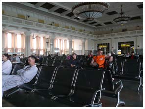 wachtkamer station Novosibirsk