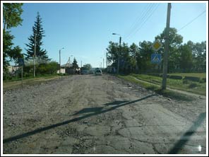 wegdek tussen Yk en Sima