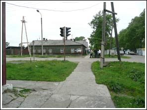 kruispunt in Babushkin