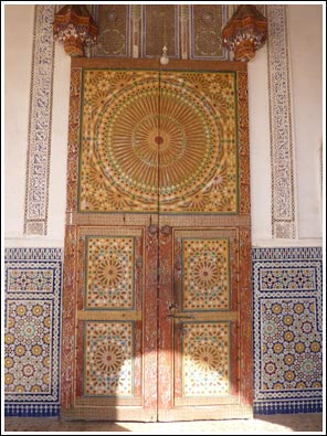 Deur van het heiligdom in Tamagoute