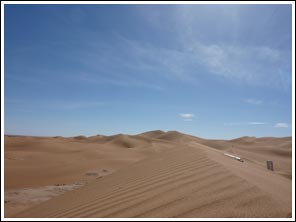 landschap ten zuiden van Mhamid