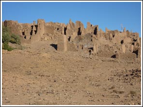 restanten van het dorp Taghbalte