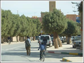 nette straat in Rissani