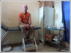 Henro in het ziekenhuis van Rissani