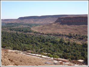 oase van het Ziz-dal nabij Meski