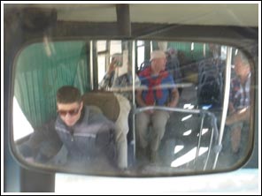 Inde bus tussen Meski en Er-Rachidia