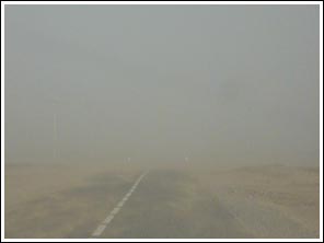 zandstorm in Merzouga